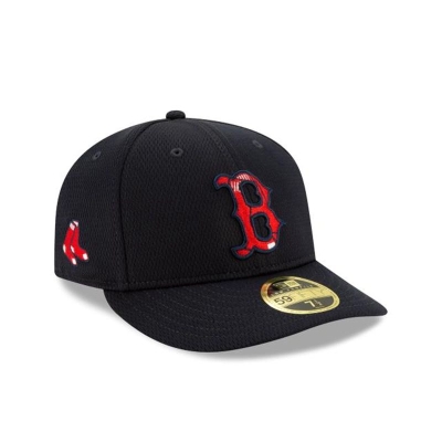 Boston Red Sox Gorra | New Era MLB Batting Practice Low Profile 59fifty Fitted Cap Mexico - Azules
